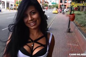CarneDelMercado - Quey Machu Big Booty Latina Colombiana Intense Close Up Fucking
