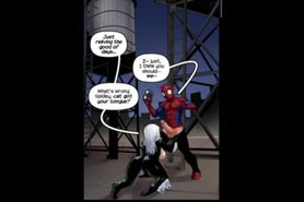 The Nuptials of Spider-Man and Black Cat- Comic Dub