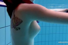 Astonishing girls swimming naked