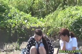 Japanese Student Teens Urinating
