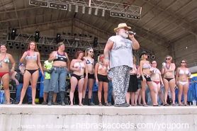 Massive Titty Contest at Iowa Biker Rally