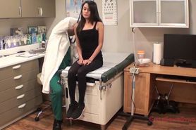 Latina Strips Down 4 Mandatory Medical Exam By Doctor Tampa