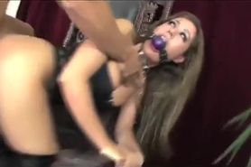 Hot fetish fucking as Capri takes on Johnny's big dick
