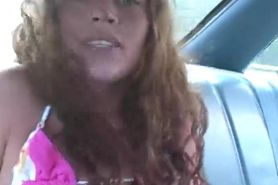 Pissed Girl Tricked Into Backseat Blowjob