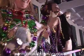 Mardi Gras Partiers in New Orleans