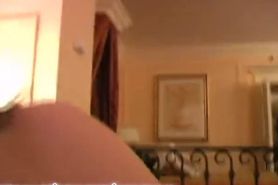 Sexy amateur slut sucking cock in motel 1