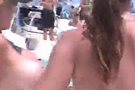 Party Girls Getting Naked on a Sandbar in the Florida Keys