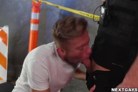 Roman fucked horny Carter in a parking lot