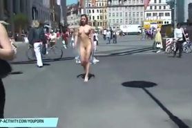 German Girl July Naked On Public Streets