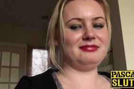 Wicked chubby girl fucks rough and rough with an older dom