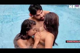 Indian Girlfriend Priya Rai Is Fucked Hard By The Pool