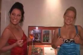 College Party Girls Naked at MTV Cribs House Part 1