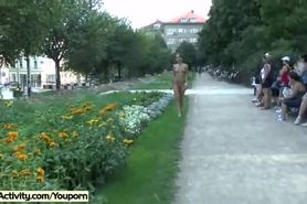 Sweet Girl Jenny Shows Her Hot Body On Public Streets