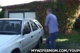 Wife catches them fucking outdoor