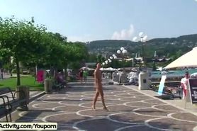 Spectacular Public Nudity With Sweet Alena
