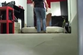 Chubby mother fucked in the garage