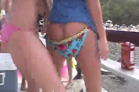 Crazy Naked Party Girls on a Boat Pt 1