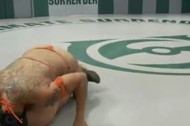 Sin makes the Dragon orgasm on the Mat