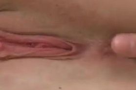 Amateur fingers her pussy and asshole in HD closeup!