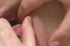 Shirley gapes her pussy and spreads her asshole