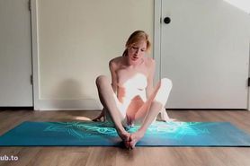 more nude yoga with sierra ky showing the goods