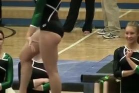 Young gymnast with nice ass