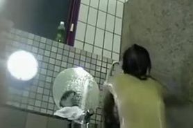 public shower spy