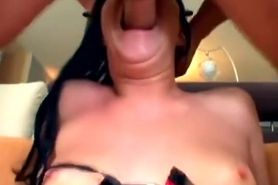 Dark Haired Whore Can't Get Enough Of Cocks