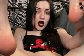 Amateur goth girl maturation and feet
