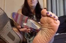 Worship and sniff feet joi