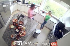 Spyfam Step Sis Fucked In The Kitchen On Thanksgiving