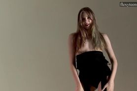 Sofia Zhiraf Russian brunette teen spreading legs