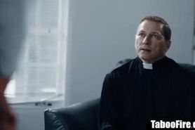 Young catholic girl ass fucked by creepy priest