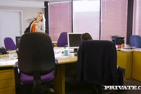 Private Com - Busty British Office Slut Sienna Day Milks Her Boss Dick Dry!