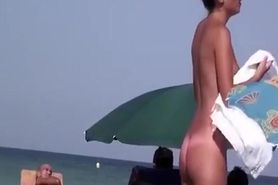 Hot nudist women caught by beach voyeur