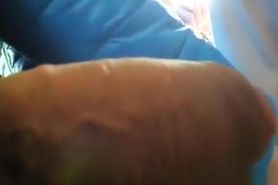 Pervert man flashes cock in bus
