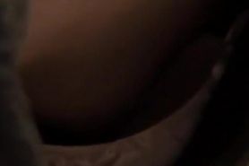 Asian candid down blouse video with brunette girl