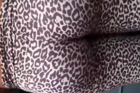Jaguar tights make her look scary sexy