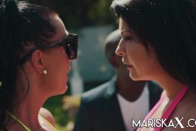 MARISKAX Mariska and Texas Patti pay the rent with sex