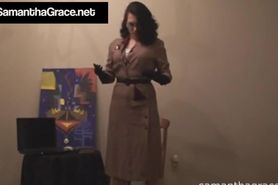 Embarrassed Teacher Samantha Grace Controlled By Student & Made To Undress!