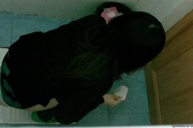Public toilet asian girl pissing voyeur video