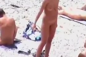 Amazing peeping affair with various sexy babes being recorded on the nude beach
