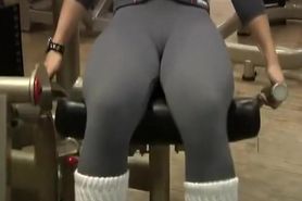 Great cameltoe spied in a gym