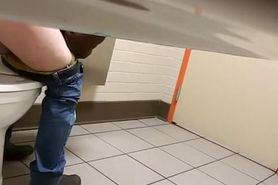 Coffee shop hidden camera in toilet