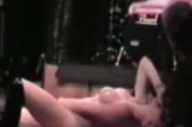 Rock star naked performance