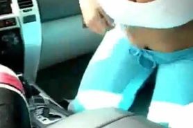 Big Tit Jack Job In The Car