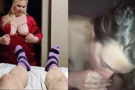 Great Moments in Hanging Tit Blowjobs   24