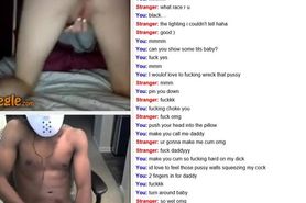 Hot Brunette Cums on Omegle with BBC.
