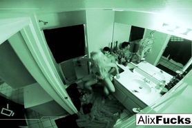 Bathroom POV fucking with Alix Lynx