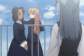 Innocent Lovers 1 - Skinny Anime Lesbian Schoolgirls Lick Pussy At School